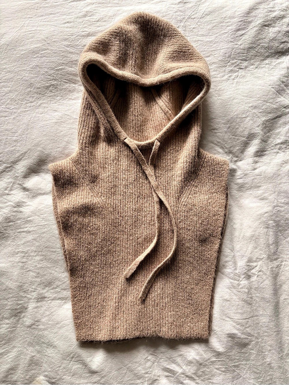🦄 Rare lululemon Alpaca Wool-Blend Knit Hood Balaclava Tan Colour